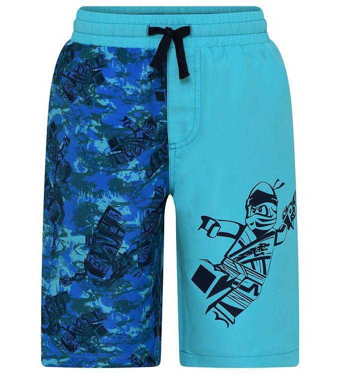 Lego Ninjago Badeshorts - Lwalex - UV Beskyttelse Blå
