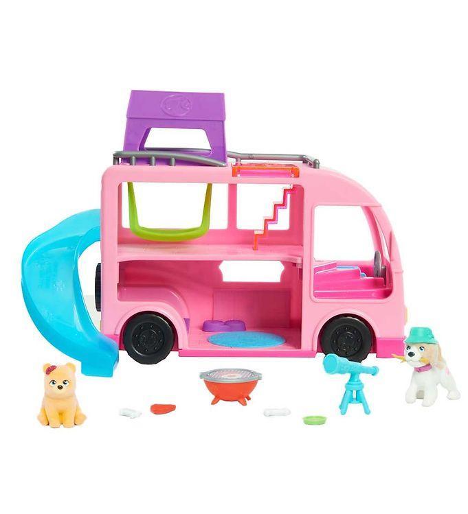 Barbie Dukkesæt med Kæledyr og Camper - Fantastisk Tilbud!