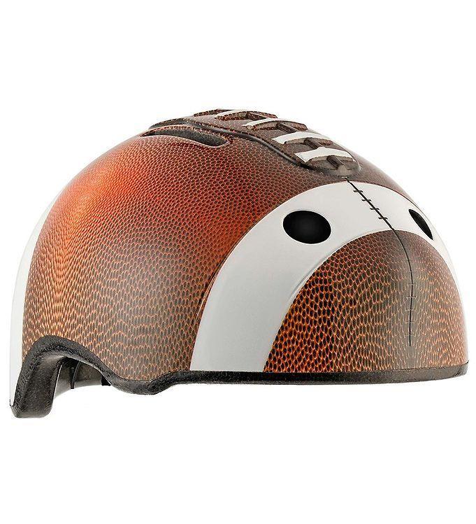 Crazy Safety Cykelhjelm M  Lys - Football - Brun