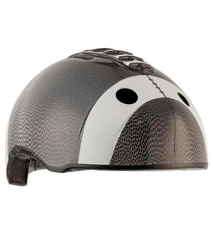 Crazy Safety Cykelhjelm M  Lys - Football - Sort