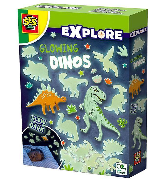 Selvlysende Dinosaurer fra SES Creative - Udforsk og Leg!