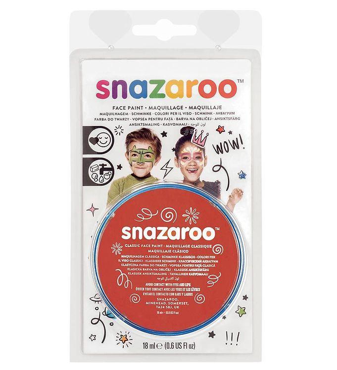 Snazaroo Ansigtsmaling -   Ml - Bright Red