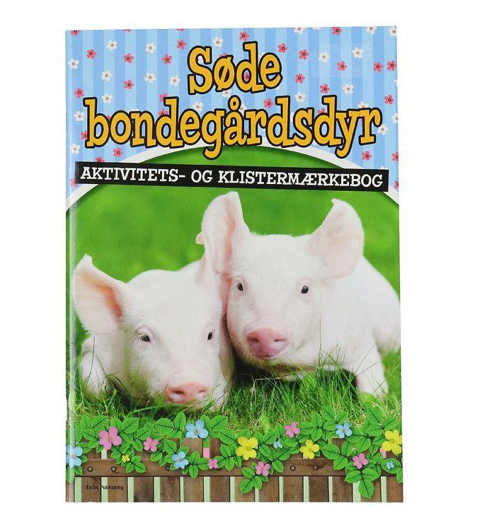 Tactic Aktivitetsbog M  Klistermærker - Søde Bondegårdsdyr - Dan
