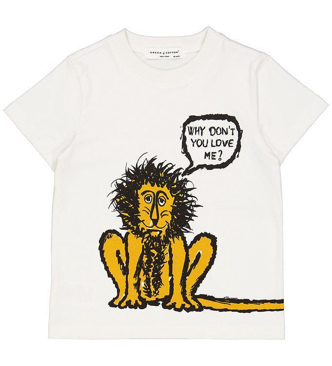 Green Cotton X Wwf T-shirt - Balsam Cream M  Løve