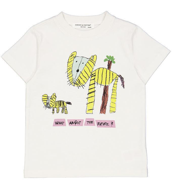 Green Cotton X Wwf T-shirt - Balsam Cream M  Tiger