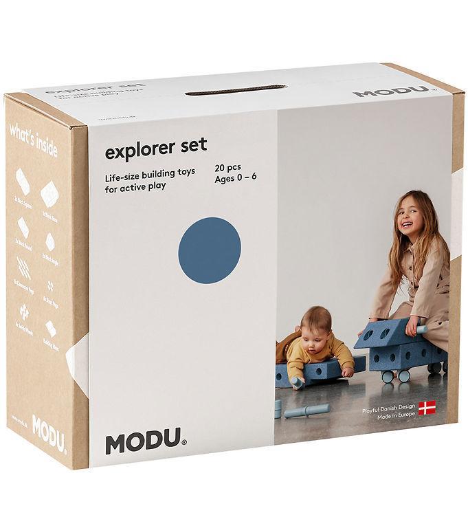 Modu Explorer Sæt -   Dele - Deep Blue Sky Blue