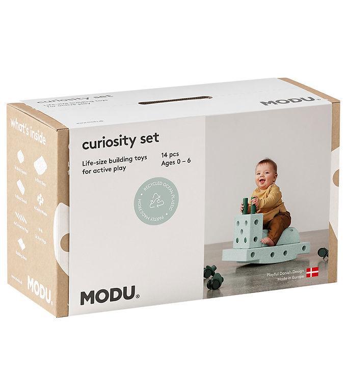 Modu Curiosity Sæt -   Dele - Ocean Mint Forest Green