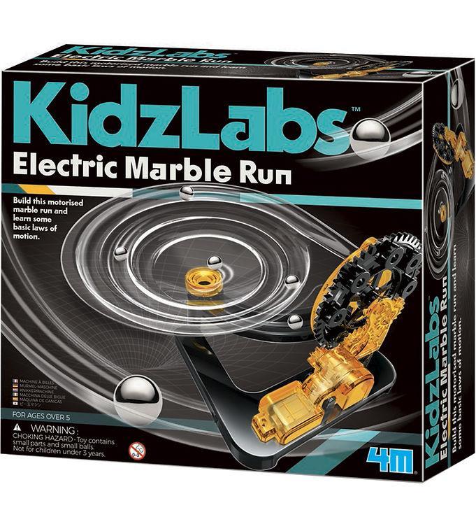 Kidzlabs Elektrisk Kugleløb - 4m Kuglebane til børn