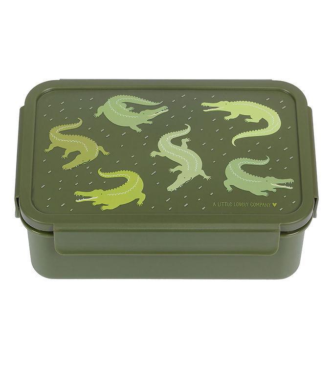 A Little Lovely Company Madkasse - Bento - Krokodiller