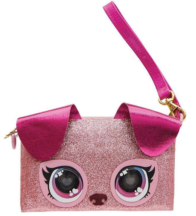 Purse Pets Håndtaske M  Lys - Dazzling Diva - Rosa Glimmer