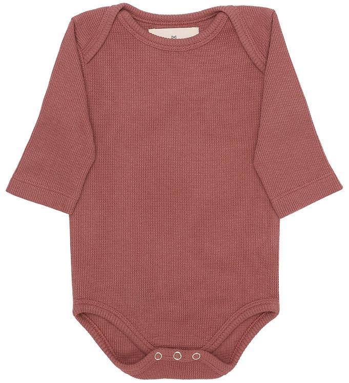 Monsieur Mini Body - Vaffel - Solbrændt Rød