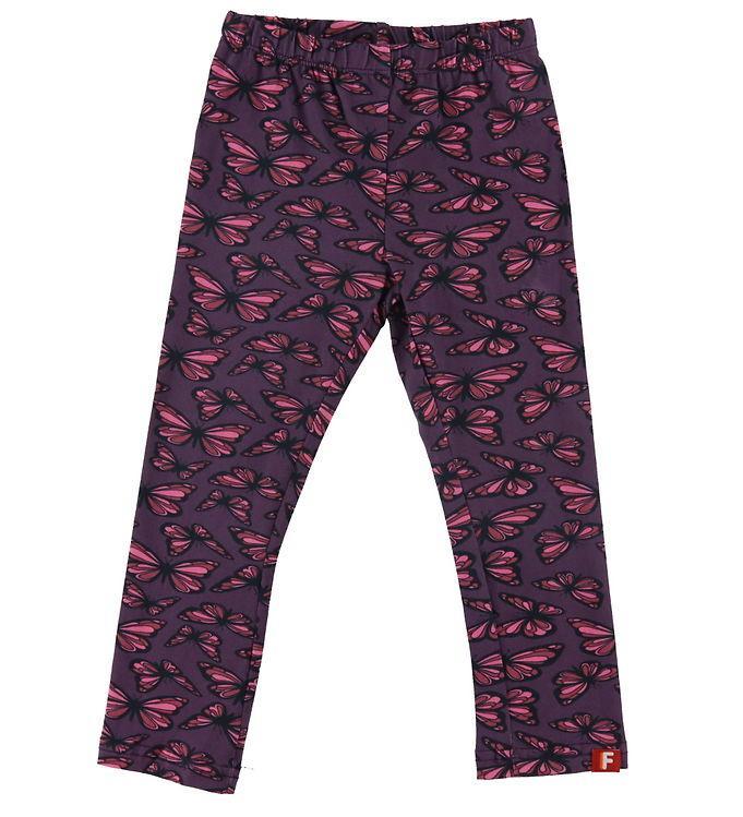 Dyr Cph Leggings - Dyrcheetah - Lilla Flutter Tilbud!
