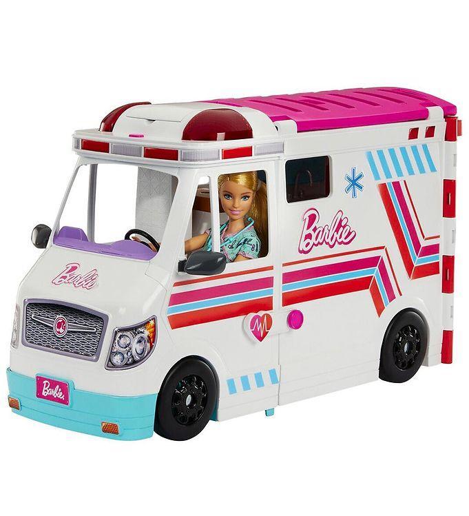 Barbie Ambulance M  Lyd Lys -   Cm - Hvid