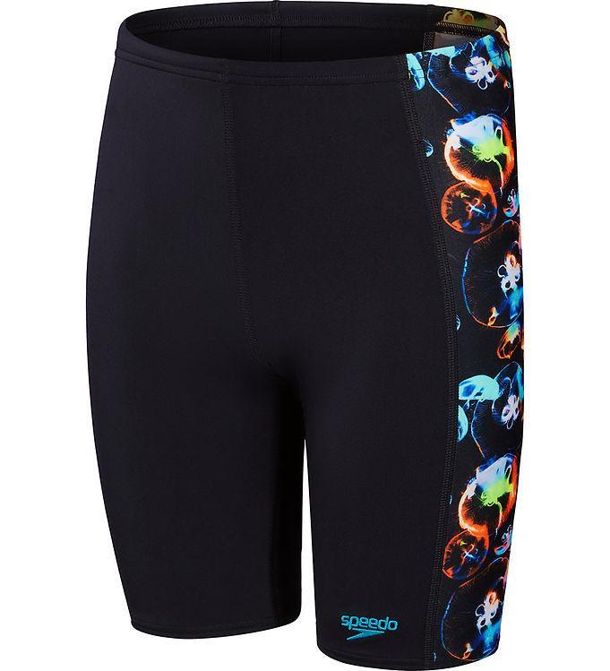 Speedo Badebukser - Digital Panel Jammer - Sort Orange