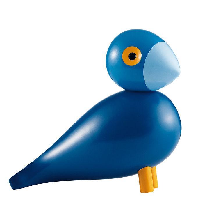 Kay Bojesen Sangfugl Træfigur - Blå Dekoration