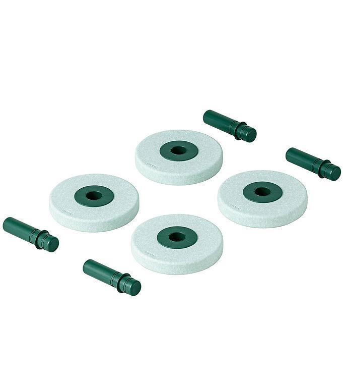 Modu  X Foam Wheels -  -pak - Ocean Mint Forrest Green