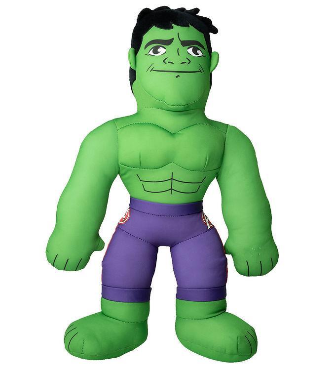 Marvel Hulk Bamse med Lyd - 20 Cm - Fantastisk Tilbud!