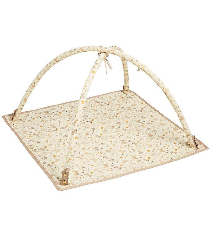 Cam Cam Aktivitetstæppe - Beige M  Blade Sommerfugle