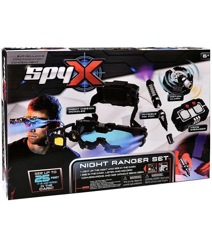 Spyx - Night Ranger Sæt - Sort Sølvgrå på Tilbud!