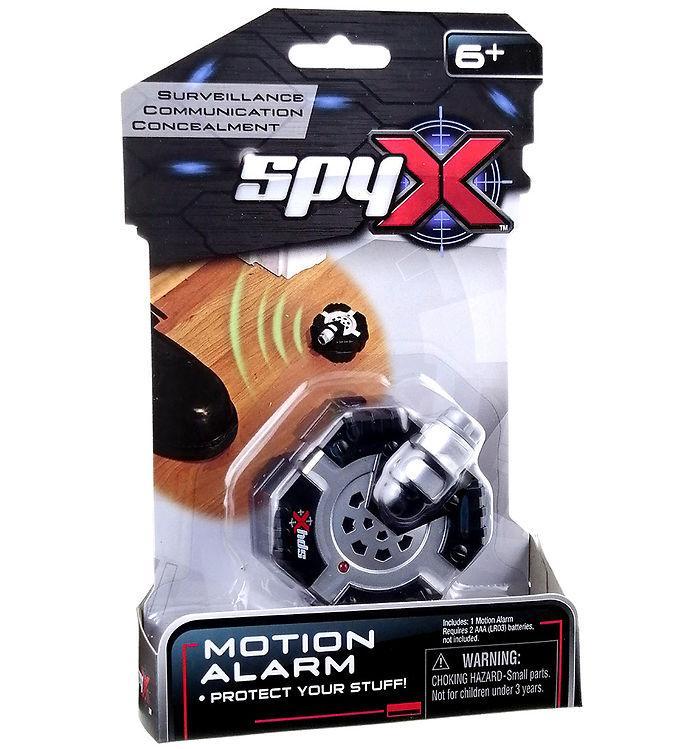 SpyX - Bevægelsesalarm - Sort/Sølv på tilbud!