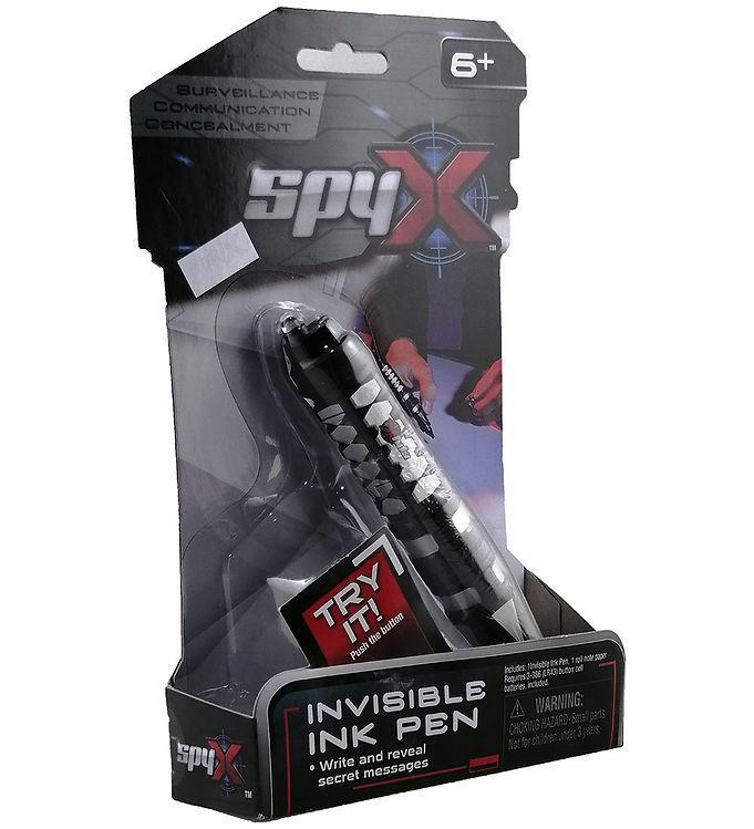 Spyx - Usynlig blækpen i sort og sølv