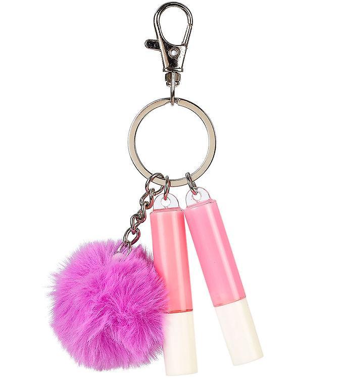 Souza Lipgloss Nøgleringsæt - Rosa Lilla Tilbud!