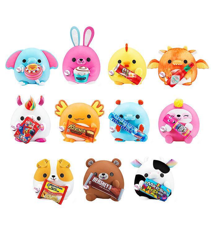 Snackles Bamse - Assorteret Mini Plush - 14 Cm