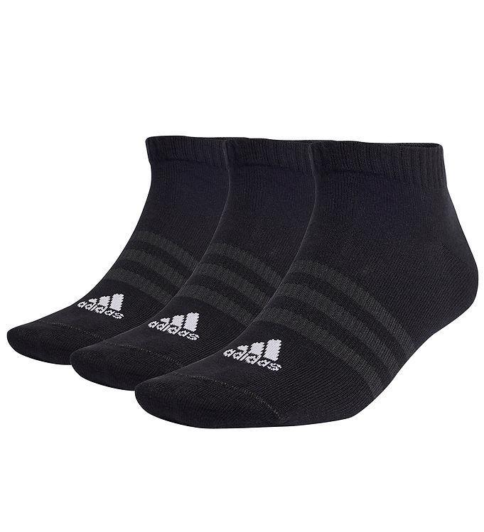 Adidas Performance Ankelstrømper 3-pak - Sort/Hvid tilbud