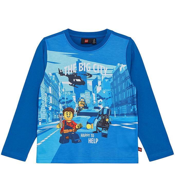Lego City Bluse - Lwtano - Blå til børn - Hurtig levering
