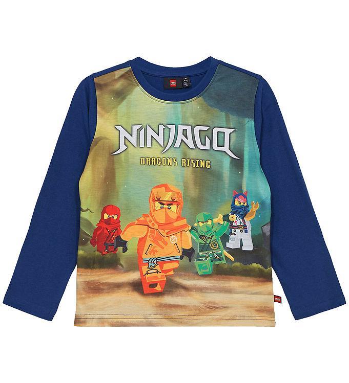 Lego Ninjago Bluse - Lwtano - Mørkeblå Print