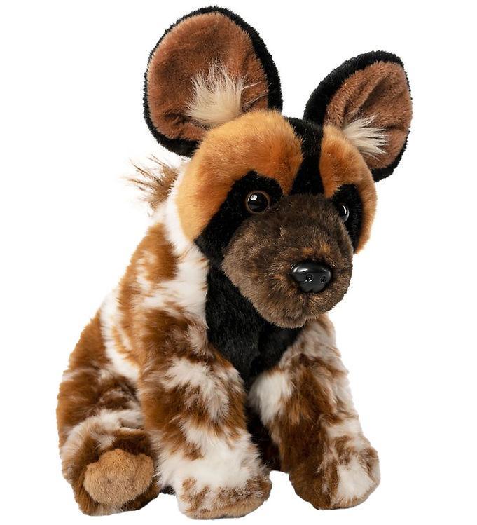 Living Nature Bamse -  X  Cm - Afrikansk Vildhund - Brun Sort