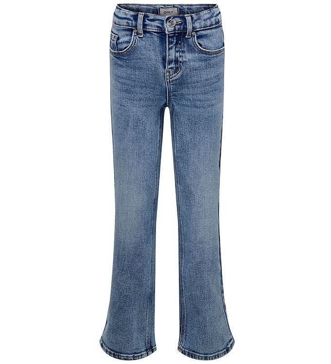 Børnevenlige Kogjuicy Wide Leg Jeans - Lys Blå Denim