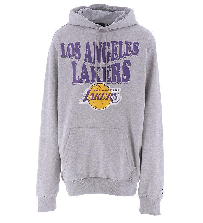 New Era Hættetrøje - Lakers - Grå på udsalg!