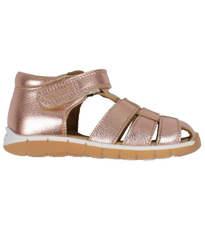 Bisgaard Billie Sandaler - Rose Gold Tilbud!