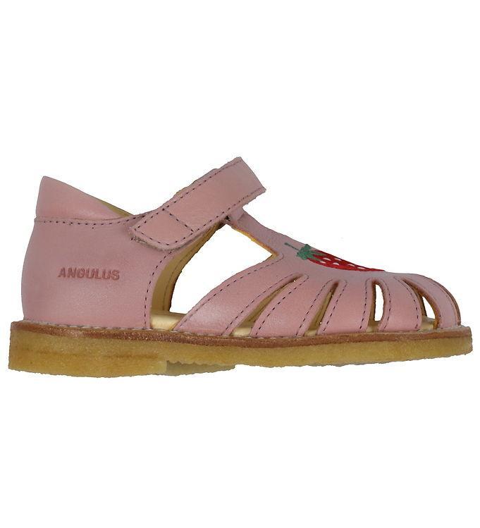 Angulus Sandaler - Jordbær - Rosa på tilbud!