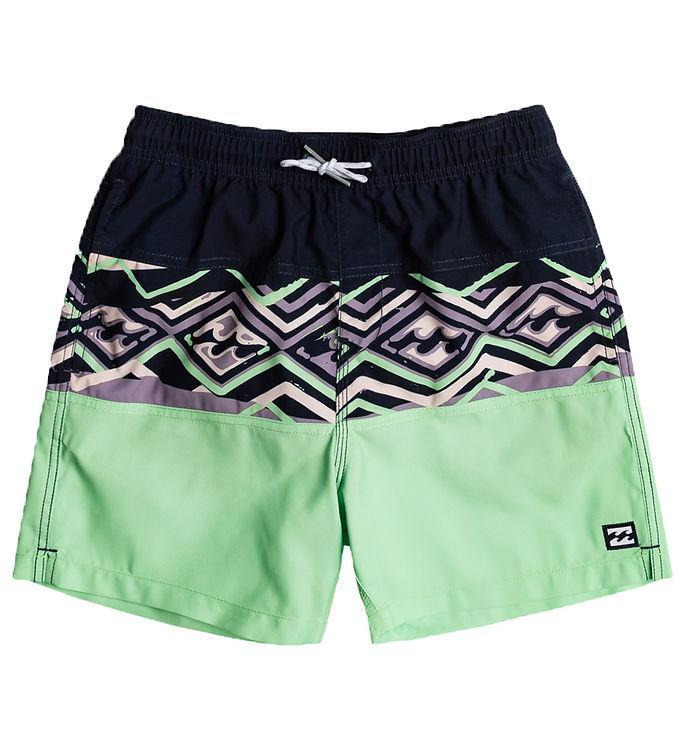Billabong Badeshorts - Tribong i Navy Grøn til børn
