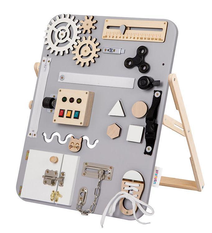 Woobiboo Woobiboard - Standing Enjoy - Grey Natural