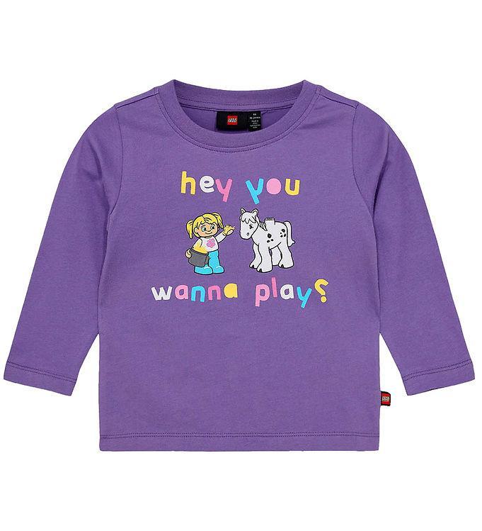Lego Duplo Bluse - Lwtay - Mørk Lilla på tilbud!