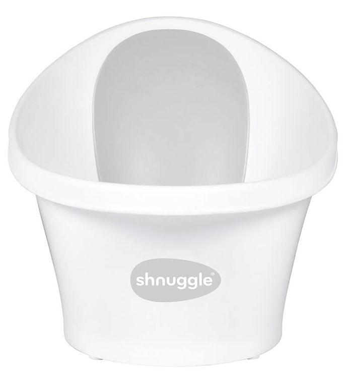 Shnuggle Badekar - Baby - Hvid M  Grå