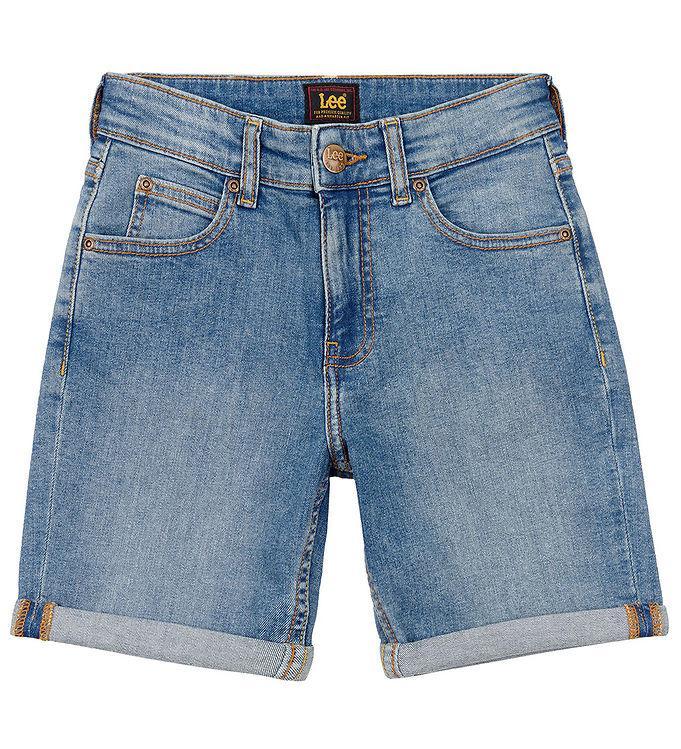 Lee Denim Shorts - Worn Wash Tilbud!
