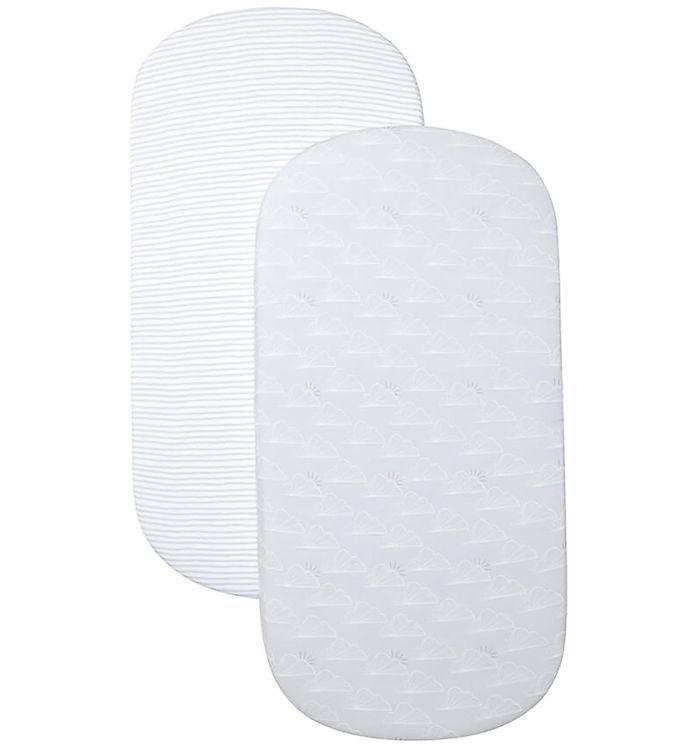Shnuggle Stræklagen -  -pak -  X  Cm - Air Cot - Grå Hvid M