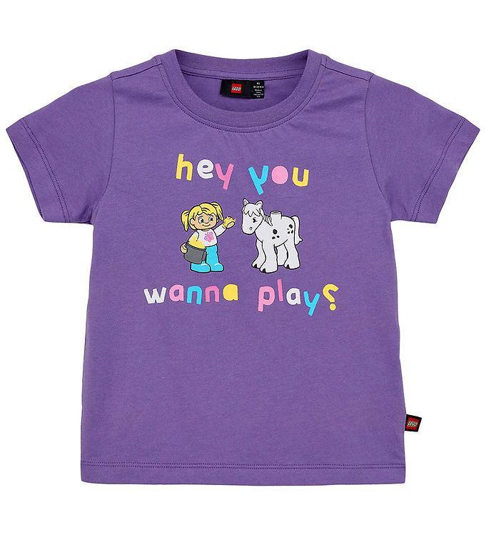 Lego Duplo T-shirt - Mørk Lilla Tilbud!