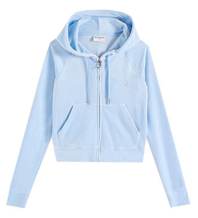 Juicy Couture Cardigan - Madison i Velour - Powder Blue