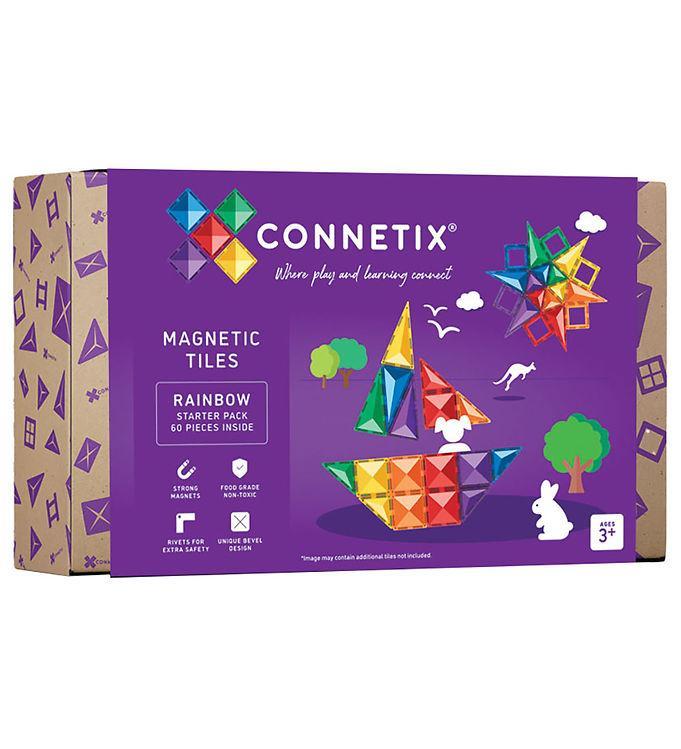 Connetix Magnetsæt -   Dele - Rainbow Starter Pack
