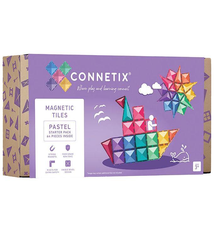 Connetix Magnetsæt -   Dele - Pastel Starter Pack