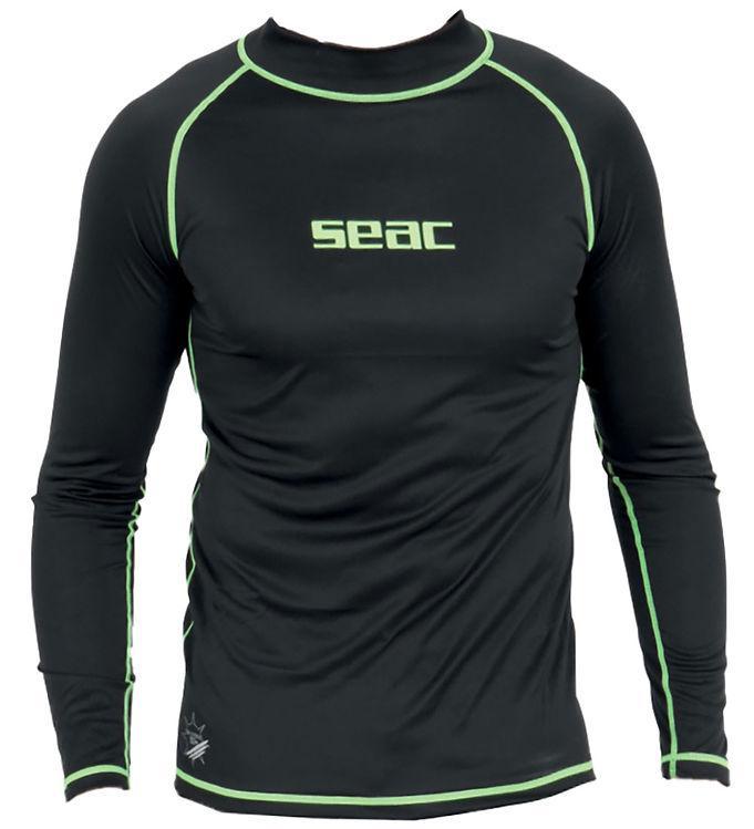 Seac Badebluse - T-sun Long Man - Uv  - Sort