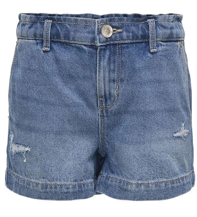 Børneshorts fra Kids Only - Kogcomet - Lys Blå Denim