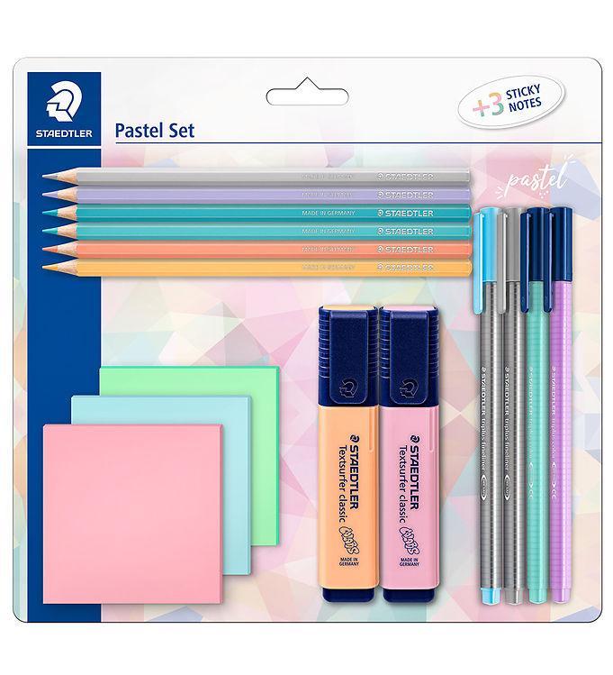 Staedtler Farvesæt - Pastel -   Dele