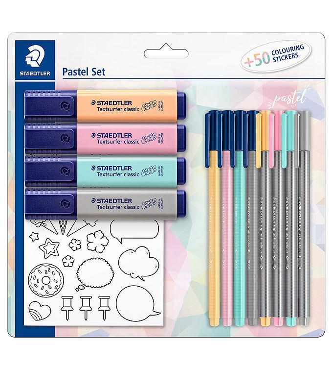 Staedtler Farvesæt - Pastel -   Dele