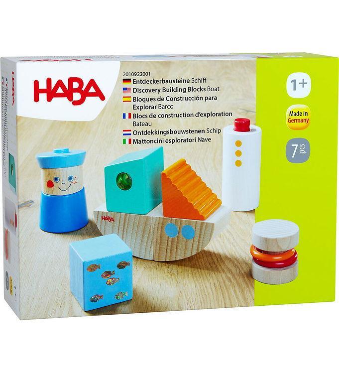 Haba Byggeklodser - Træ - Discovery Bådkonstruktion 7 Stk